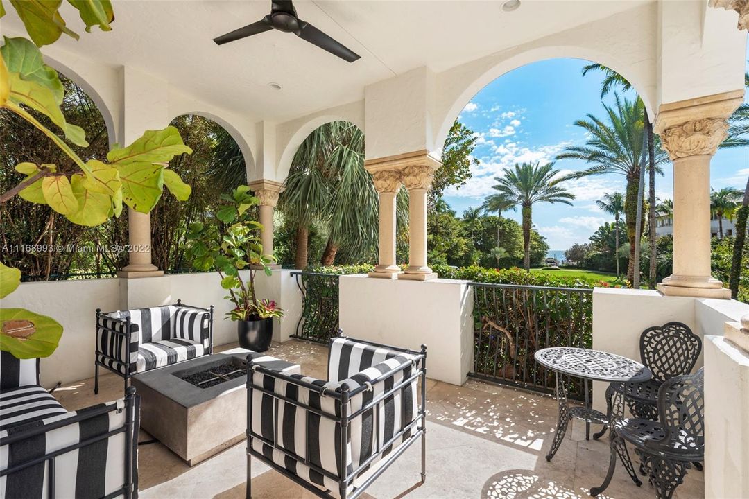 The patios are ideal for entertaining with family and friends