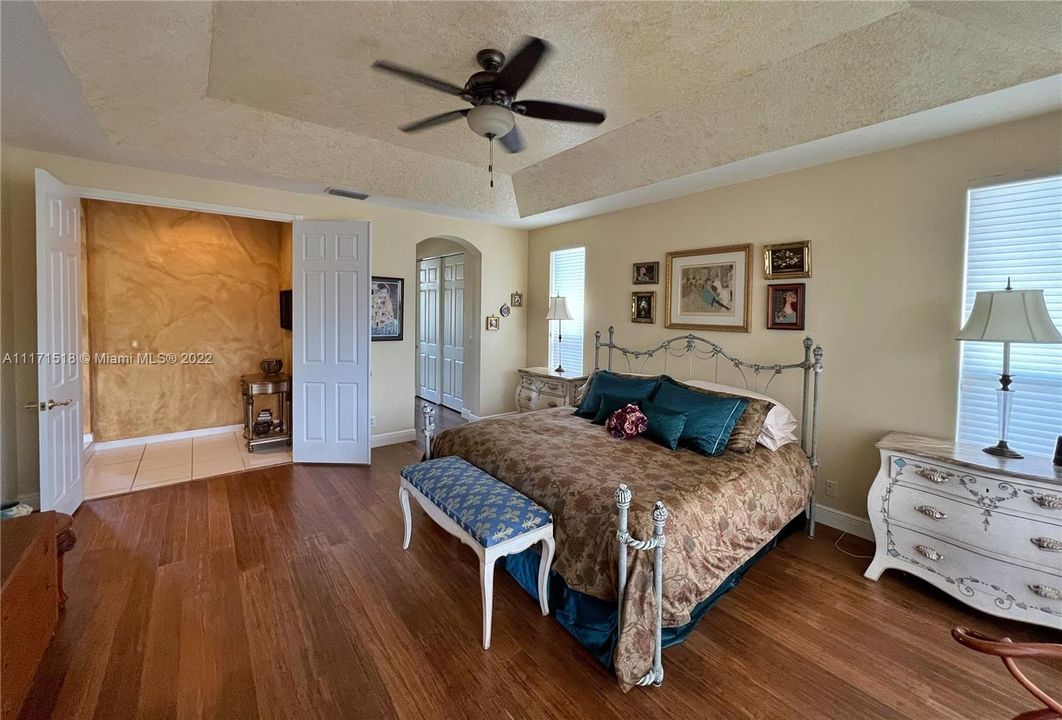 Master Bedroom, double door entry