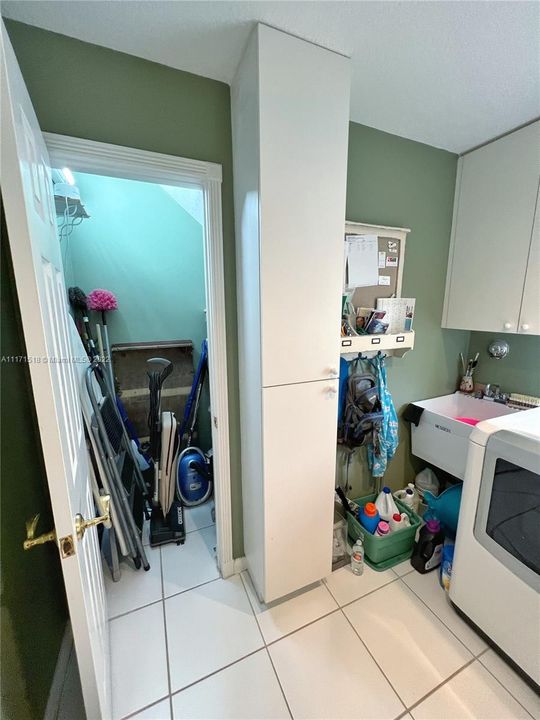 Spacious Laundry - Large Closet, Laundry Shute