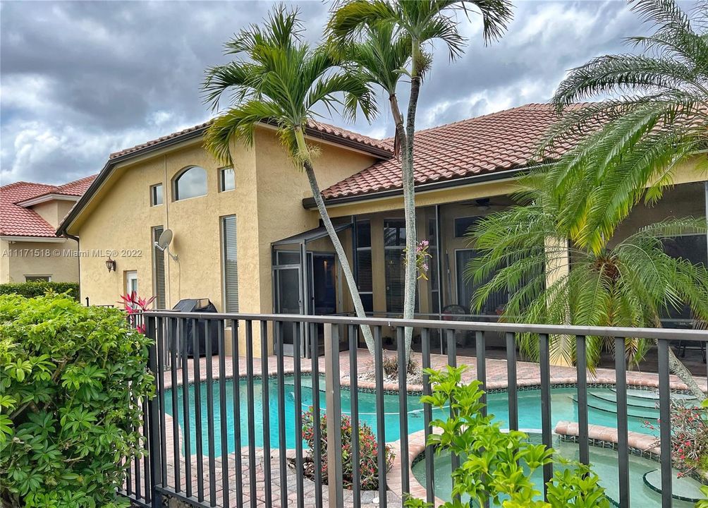 Fenced Patio and Pool