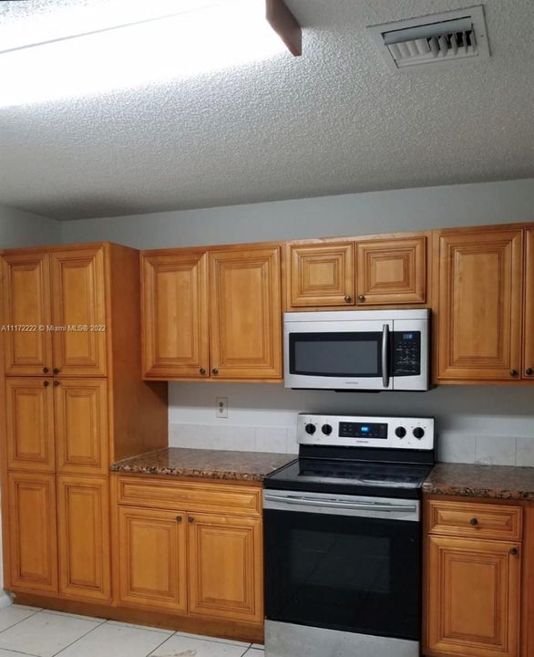 Kitchen with granite counter top