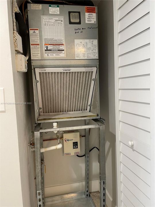 New AC and water heater tankless