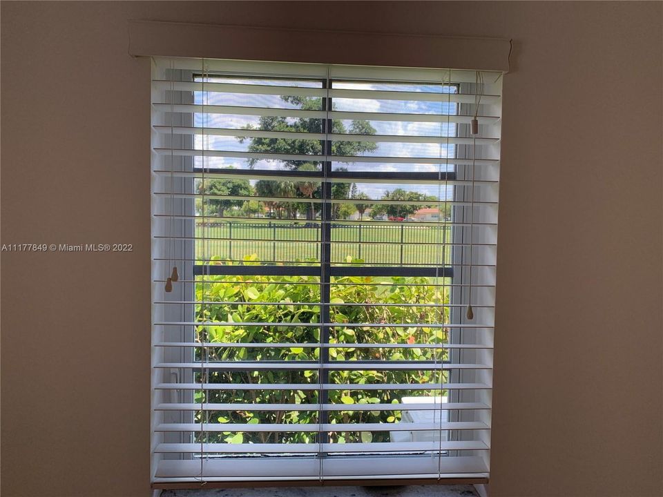 View from bedroom window