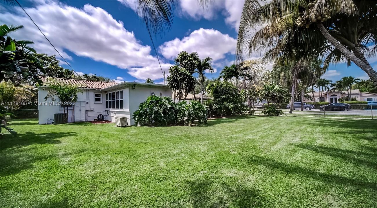 Back Yard --- Room for Pool