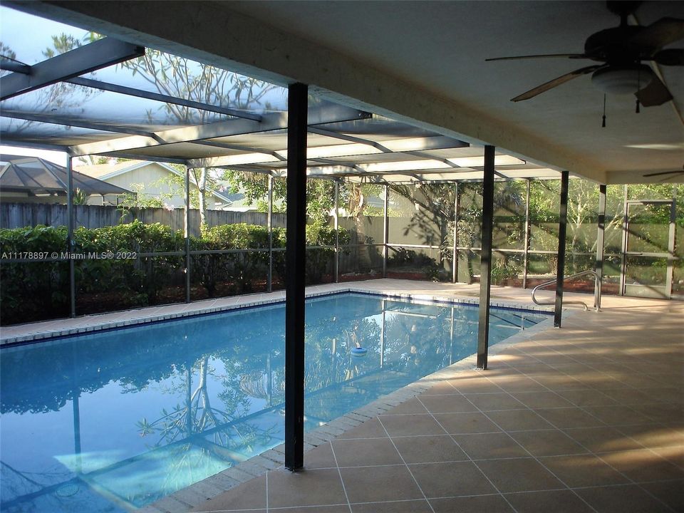 Private Pool with Fenced in back yard