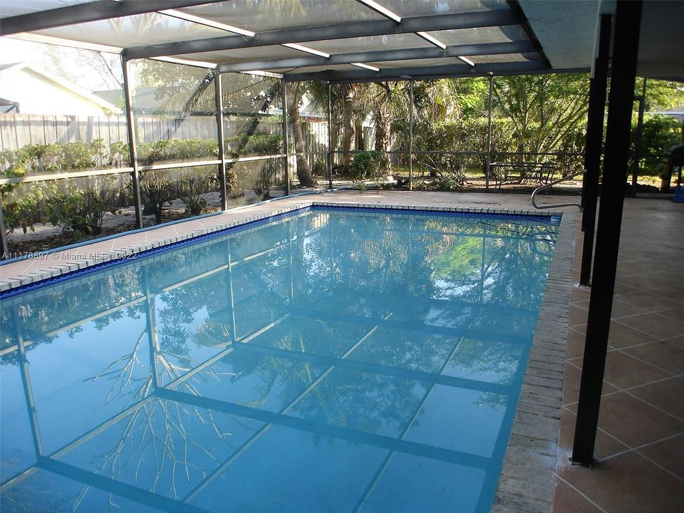 Private Pool with Fenced in back yard