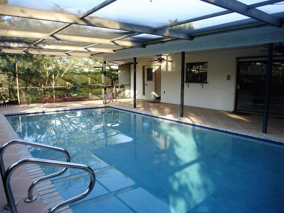 Private Pool with Fenced in back yard