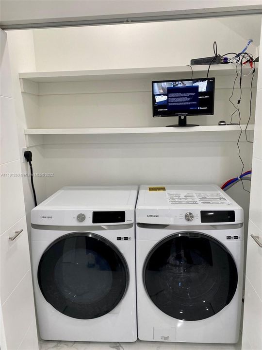 Laundry-Security cameras