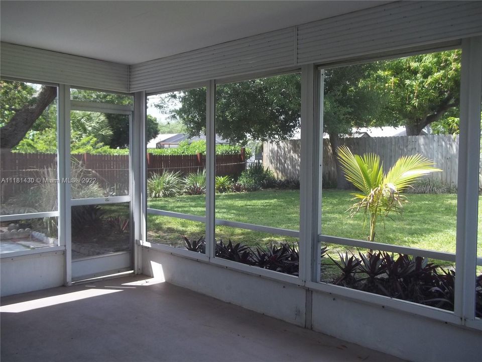 Covered Screened Patio