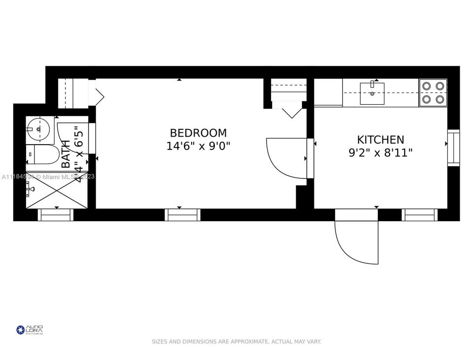 Legally converted attached garage