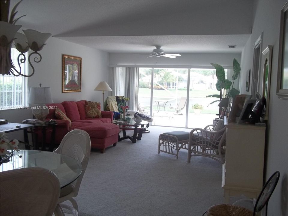 Extended family room area, additional living space