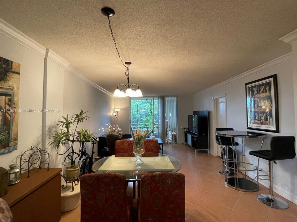 View of the main Living Area from the Kitchen