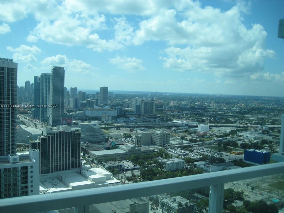 city views from balcony