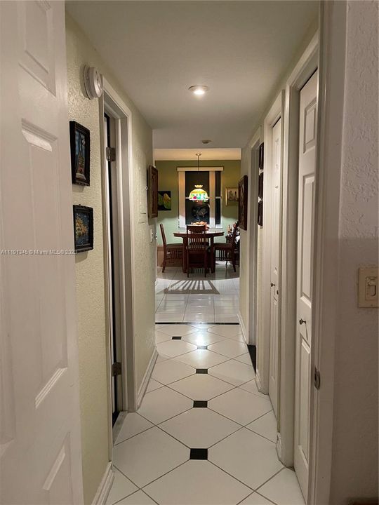 Hallway out of master into living area