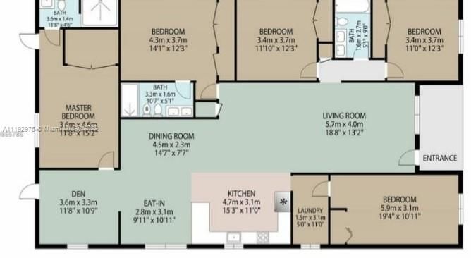 Recientemente alquilado: $9,000 (5 camas, 3 baños, 2355 Pies cuadrados)