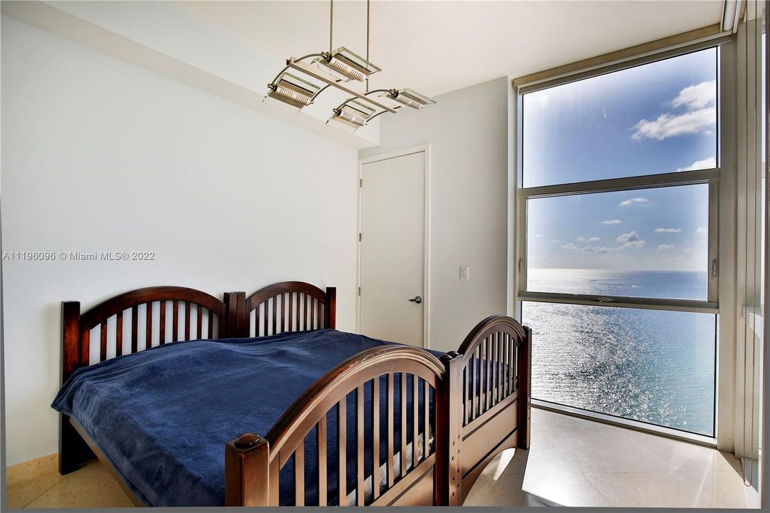 THIRD BEDROOM WITH OCEAN VIEWS