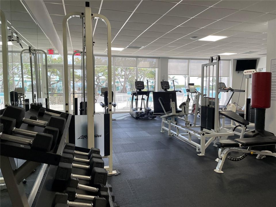 Parker Tower Exercise Room