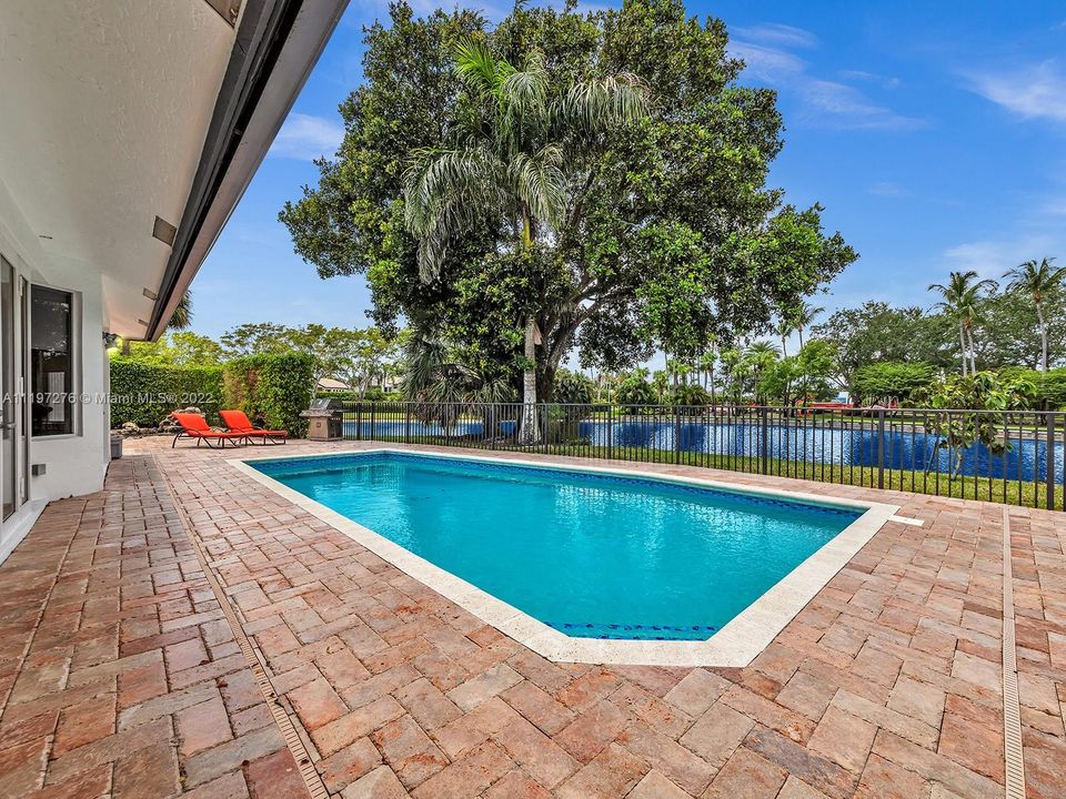 Pool and lake views