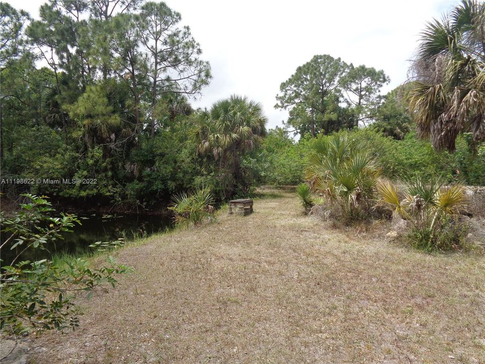 Sitting Area by Pond