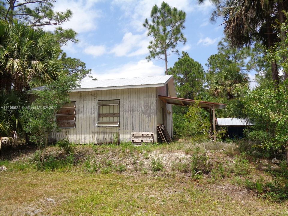 Side View of Barn