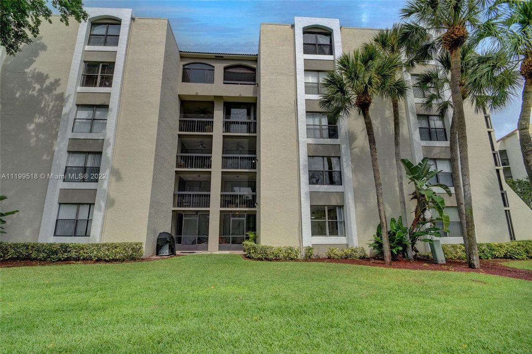 Back of building