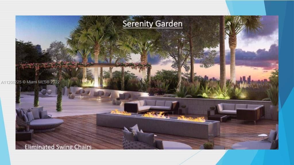 rendering of upcoming serenity garden