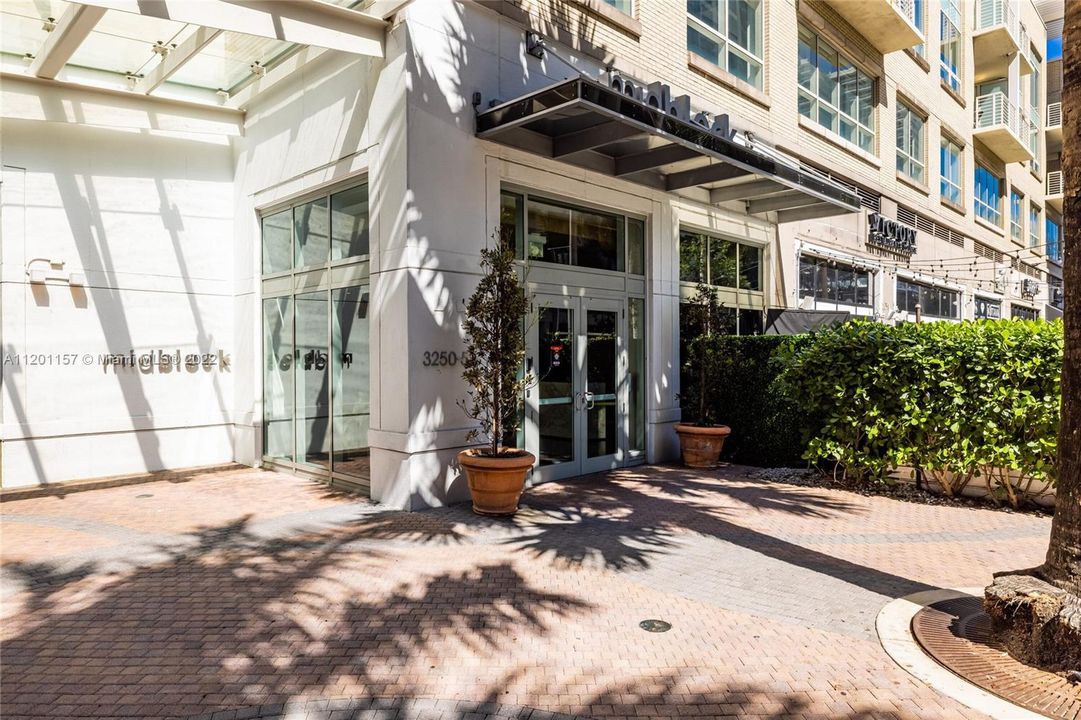 Outside Building Entrance