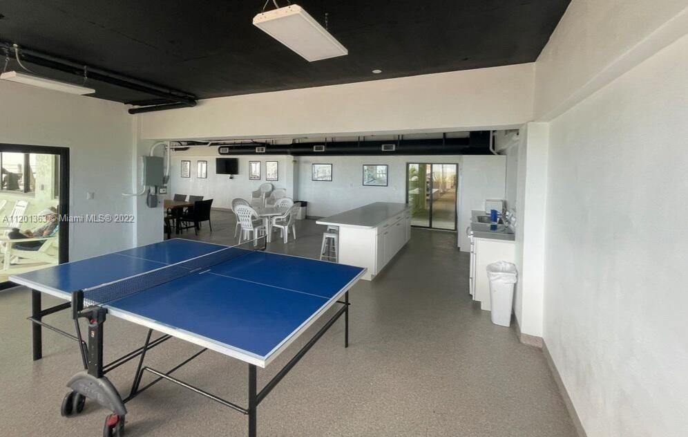 Ping pong, billiards, bumper pool, card table