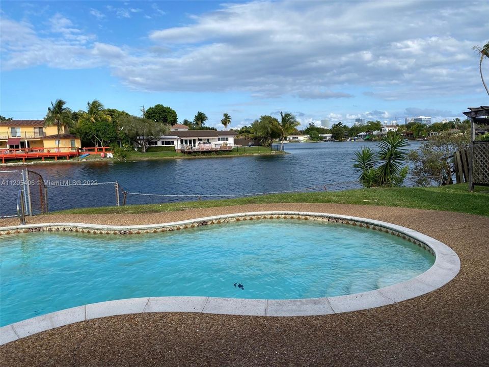 Lake and Pool Front Home