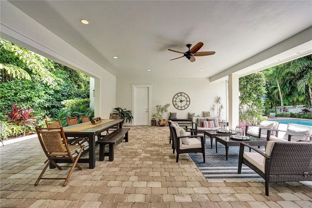 Expansive Covered Patio Area