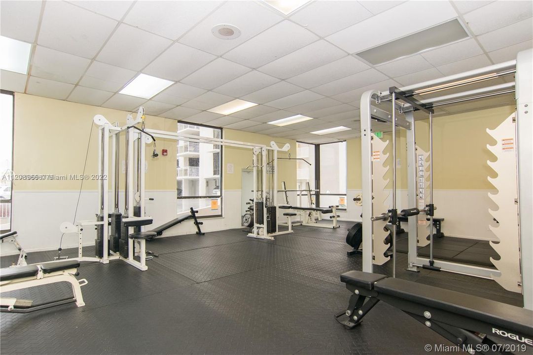 Additional area of gym
