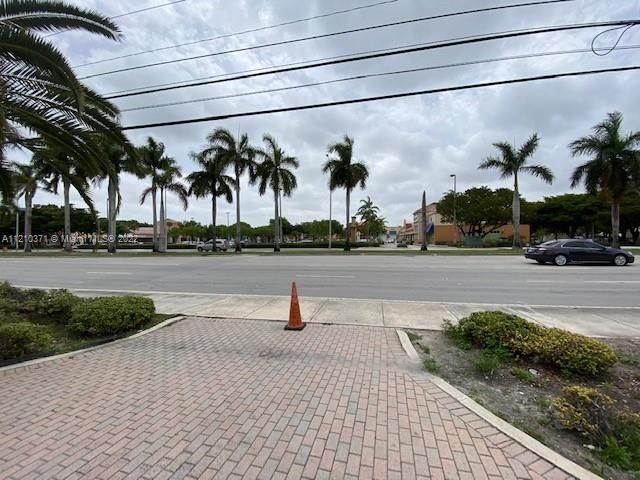 Starbucks, Office Depot across the street