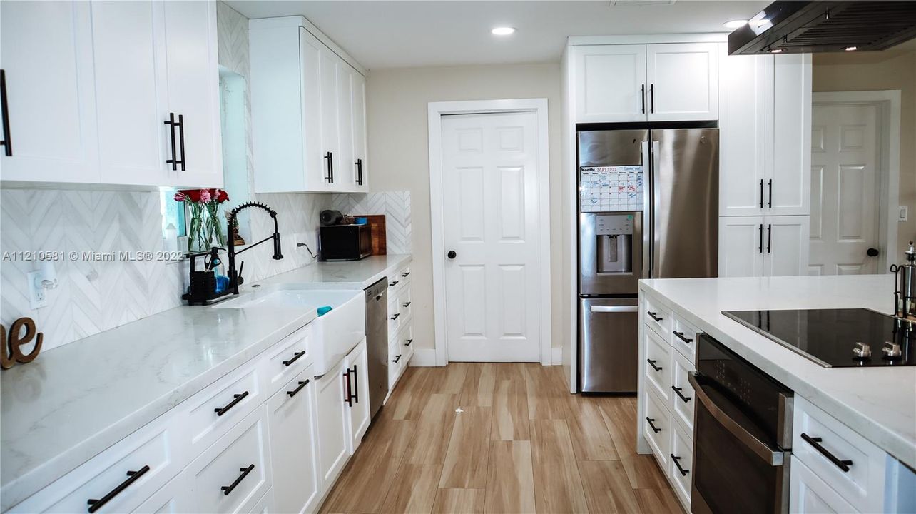 Kitchen with appliances