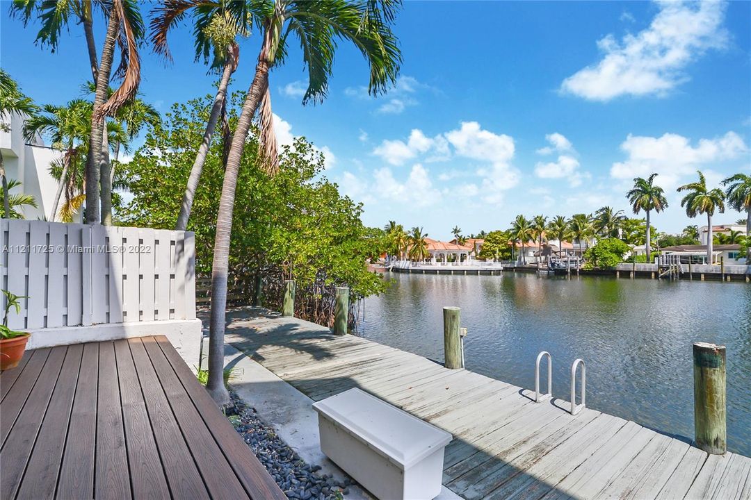 Rarely available and extremely private. This home is 2 houses from the direct Intercoastal.