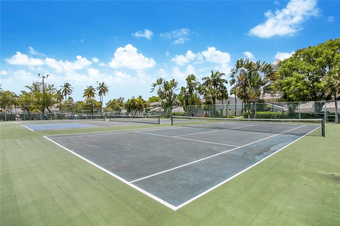 Play tennis anytime here. Courts are always open and enjoy!
