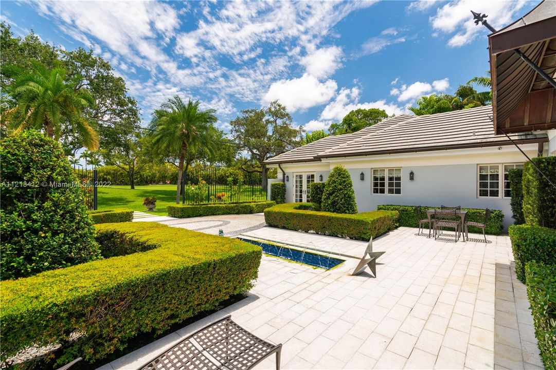 Backyard courtyard