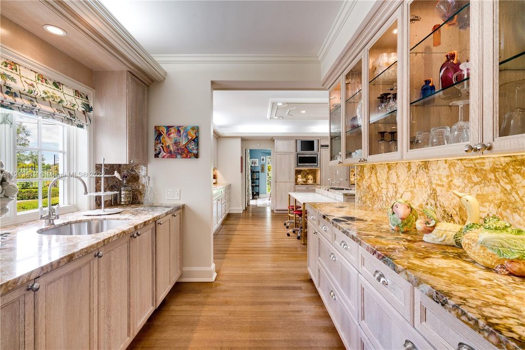 Butlers pantry in kitchen