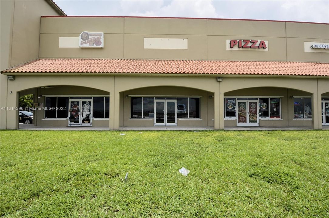 Wide view from street