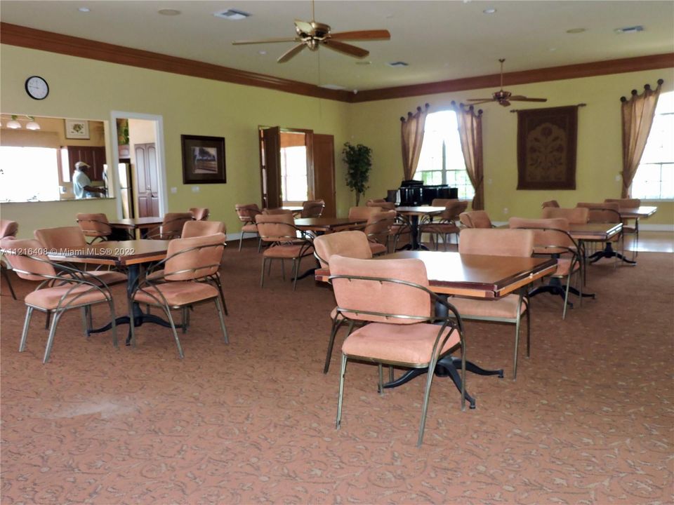 Club House Dinning Area