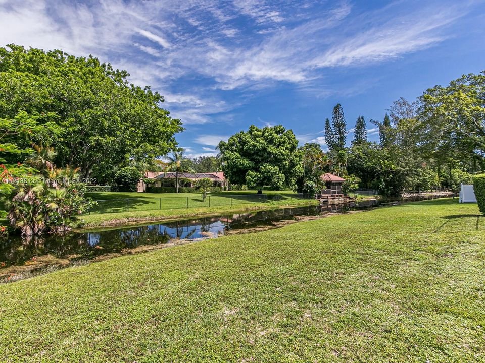 Canal in Backyard