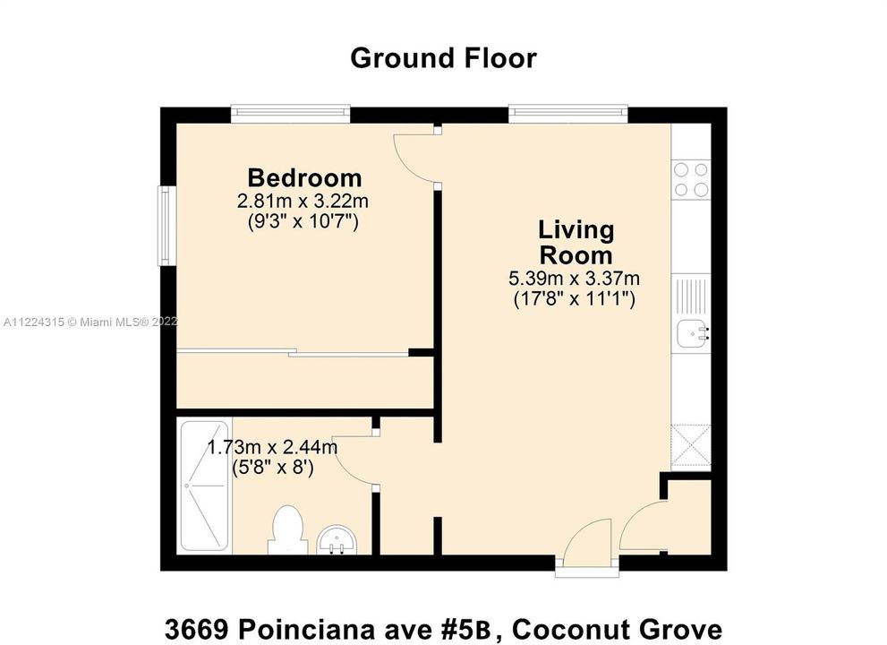 Recientemente alquilado: $2,300 (1 camas, 1 baños, 375 Pies cuadrados)