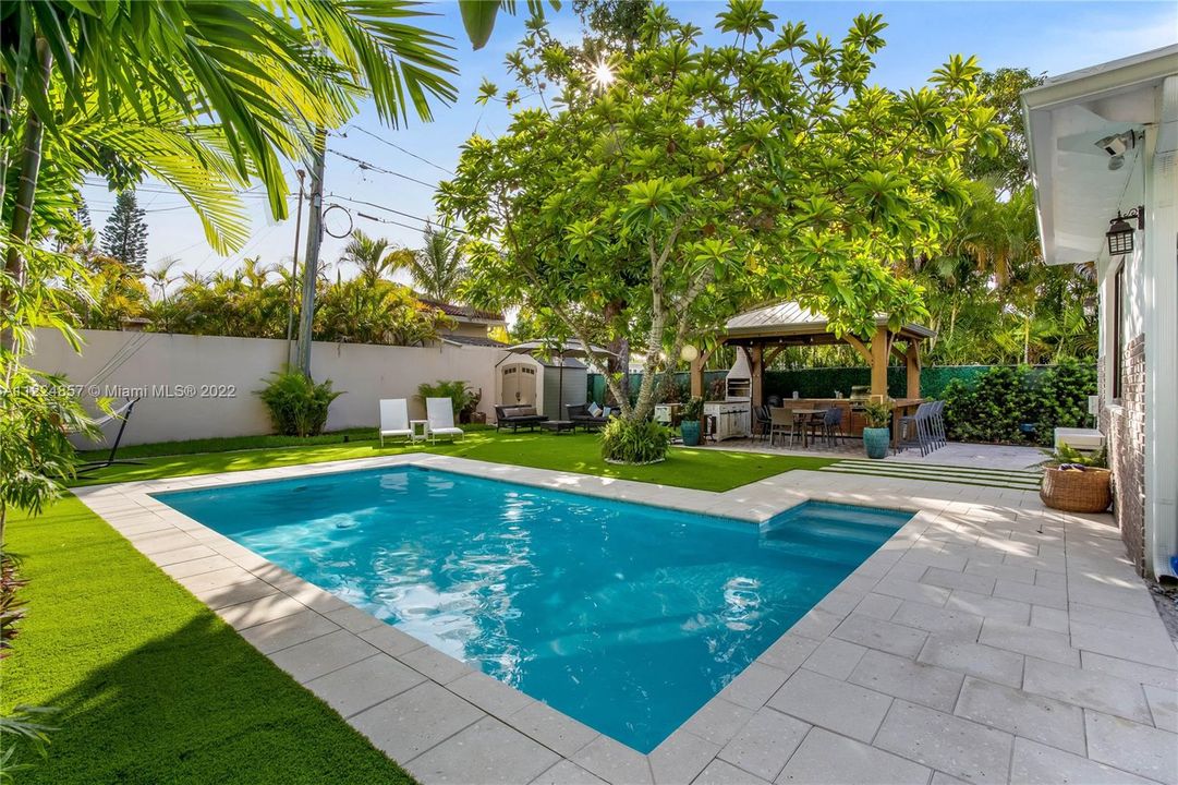 Impecable Pool with Turf Grass