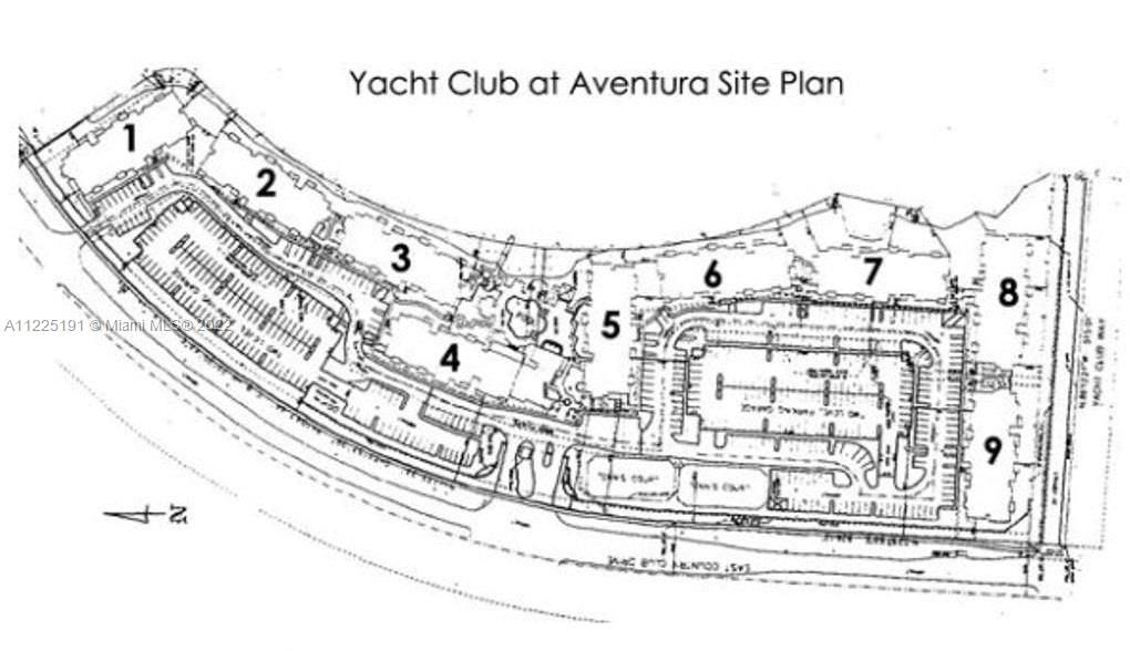The Yacht Club map. Apartment is in building 4