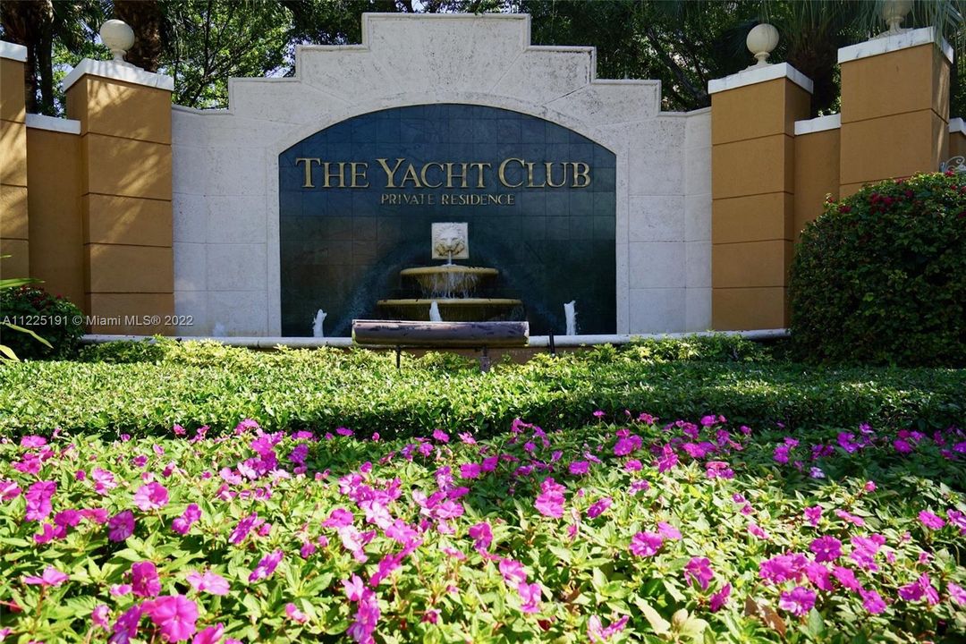 The Yacht Club entrance