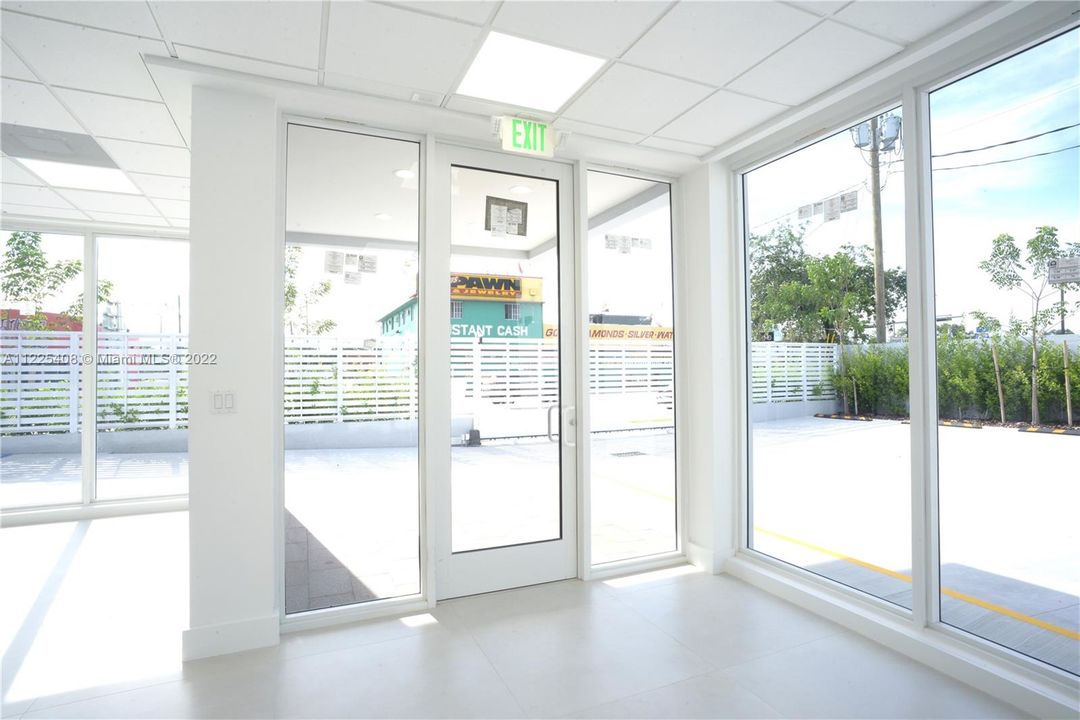 Front office entrance