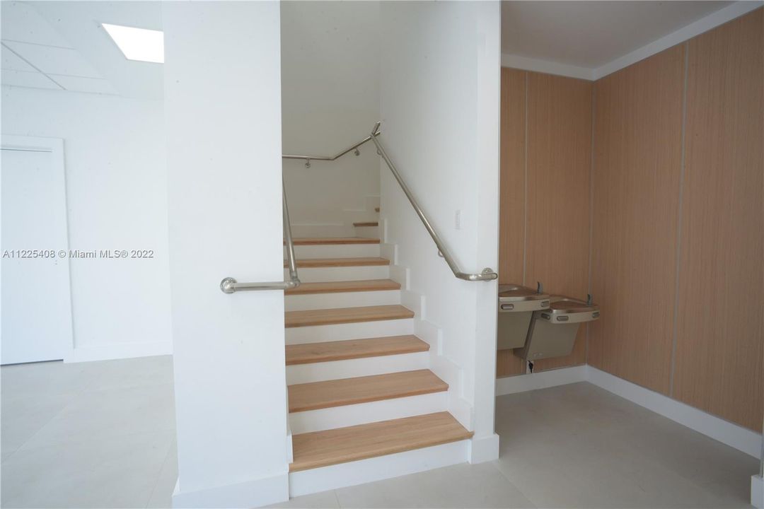 Stairway to upstairs office