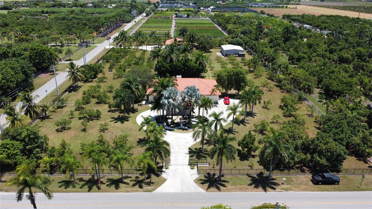 Main House Aerial View