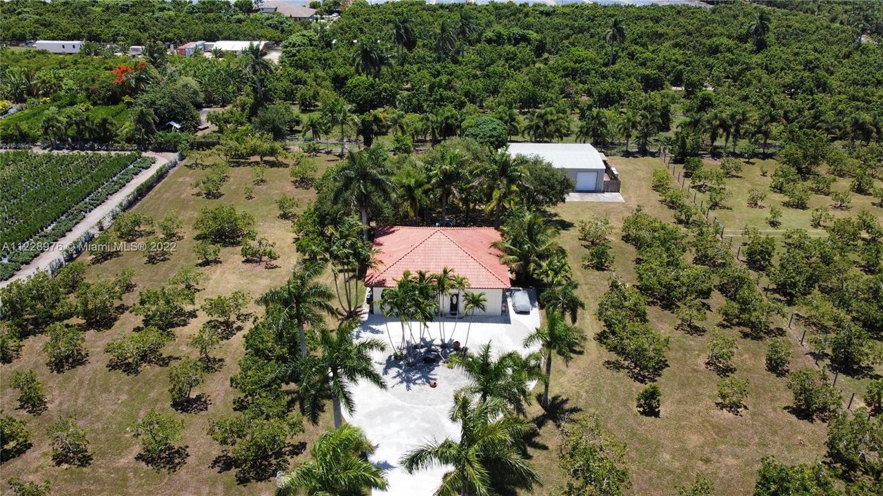 Guest House Aerial View