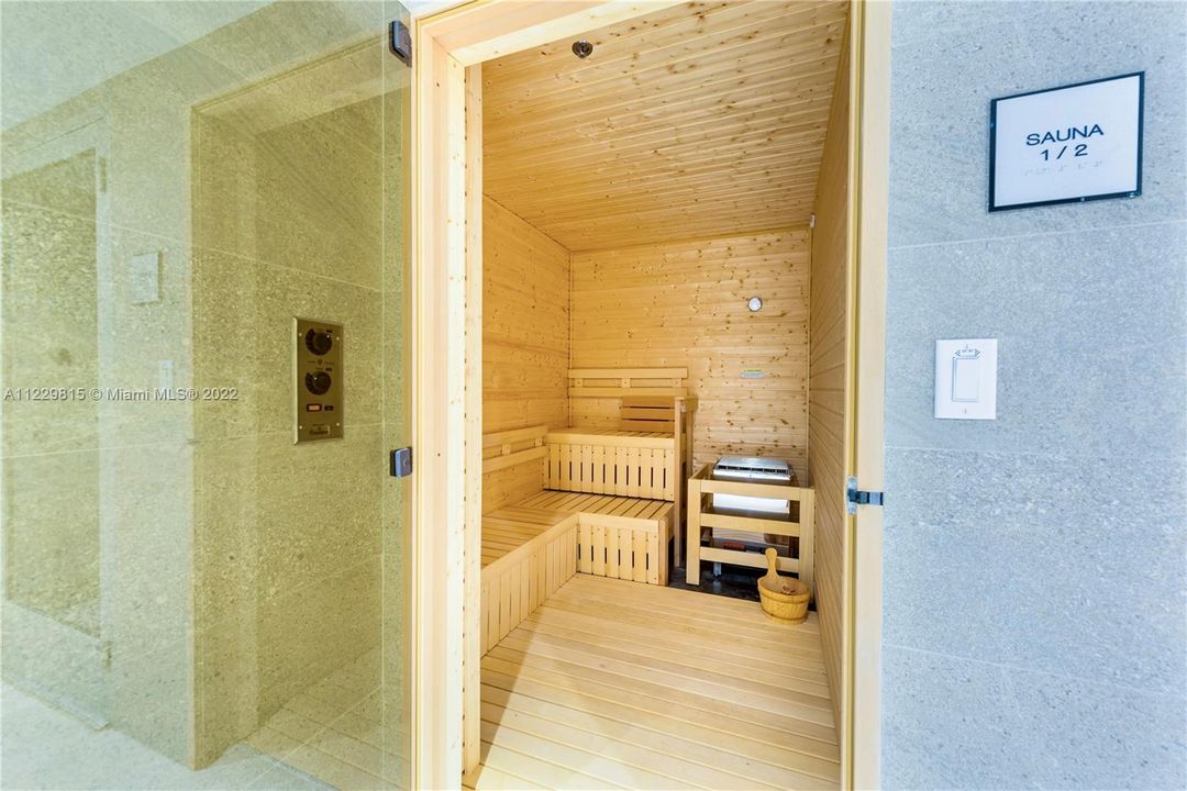 His & Her Sauna & Steam Rooms