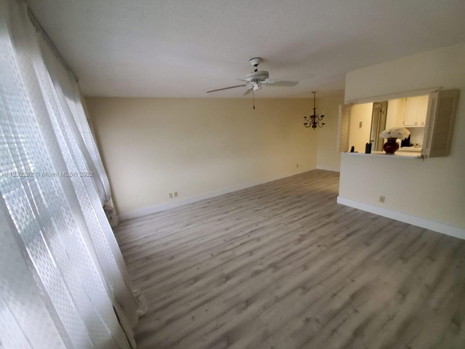 LIVING ROOM AND DINING AREA